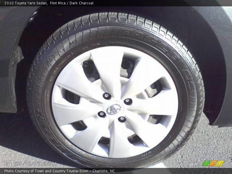 Flint Mica / Dark Charcoal 2010 Toyota Yaris Sedan