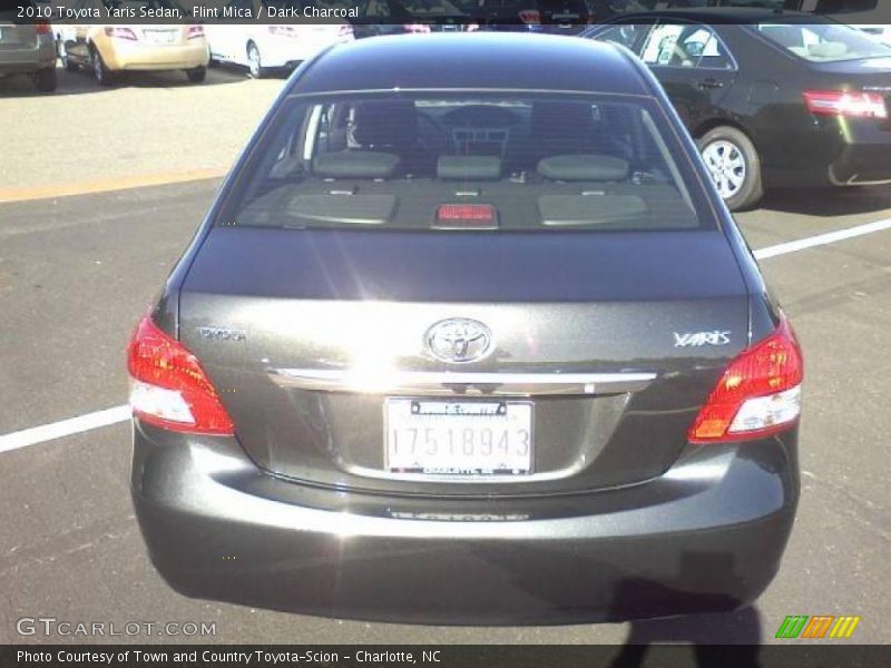 Flint Mica / Dark Charcoal 2010 Toyota Yaris Sedan