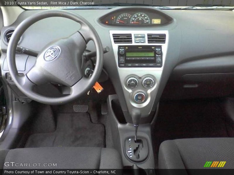 Flint Mica / Dark Charcoal 2010 Toyota Yaris Sedan