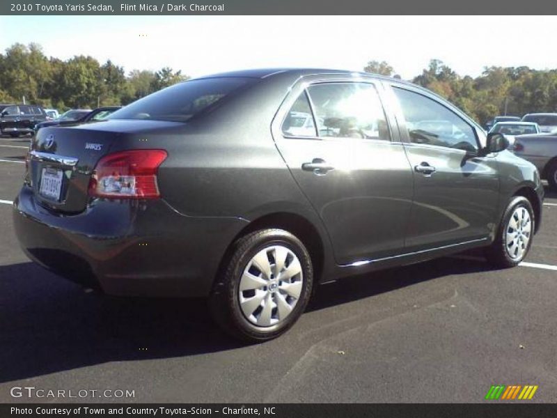 Flint Mica / Dark Charcoal 2010 Toyota Yaris Sedan