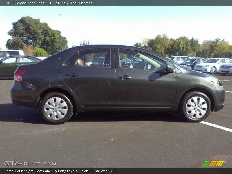 Flint Mica / Dark Charcoal 2010 Toyota Yaris Sedan
