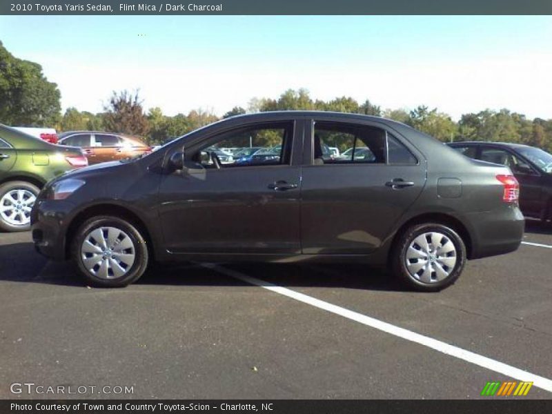 Flint Mica / Dark Charcoal 2010 Toyota Yaris Sedan