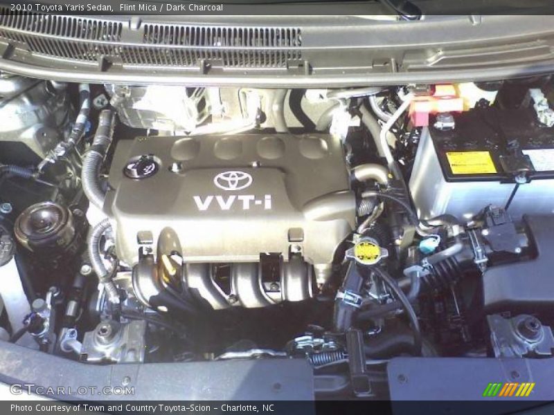 Flint Mica / Dark Charcoal 2010 Toyota Yaris Sedan