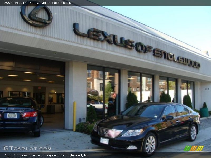 Obsidian Black / Black 2008 Lexus LS 460