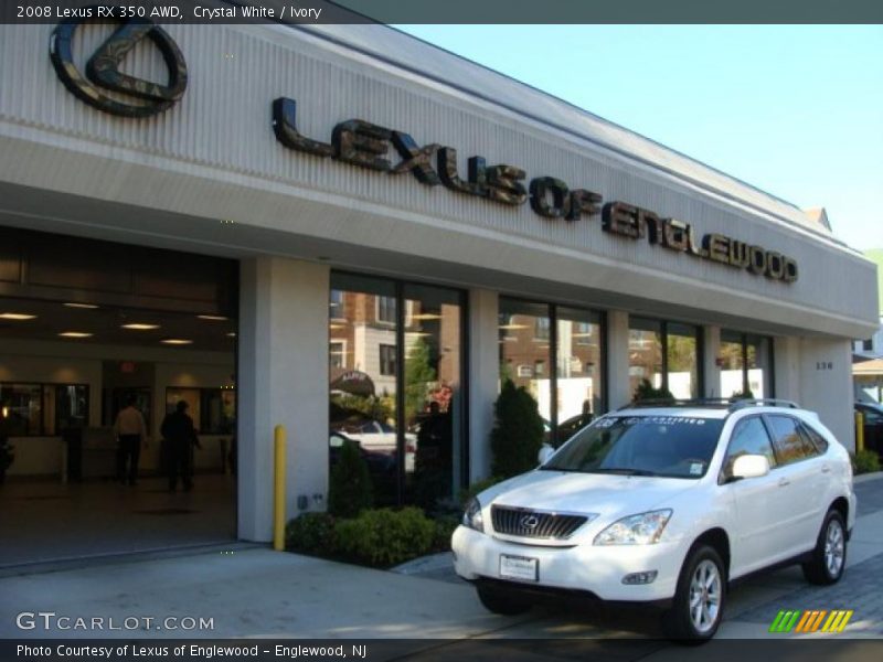 Crystal White / Ivory 2008 Lexus RX 350 AWD