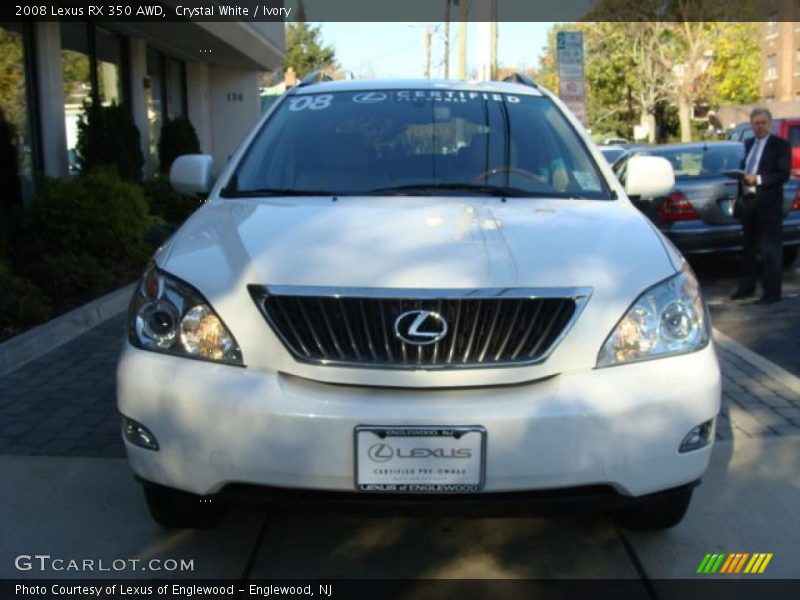 Crystal White / Ivory 2008 Lexus RX 350 AWD