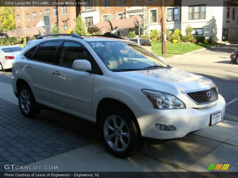 Crystal White / Ivory 2008 Lexus RX 350 AWD