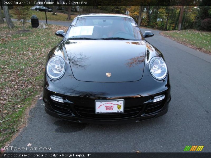 Black / Carrera Red 2009 Porsche 911 Turbo Coupe