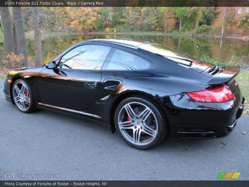 Black / Carrera Red 2009 Porsche 911 Turbo Coupe