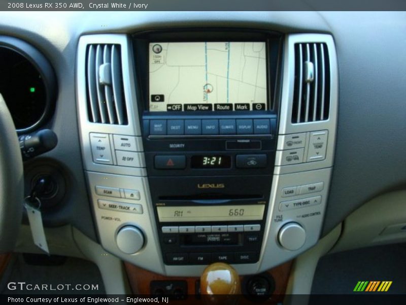 Crystal White / Ivory 2008 Lexus RX 350 AWD