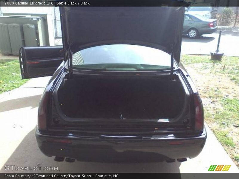 Sable Black / Black 2000 Cadillac Eldorado ETC