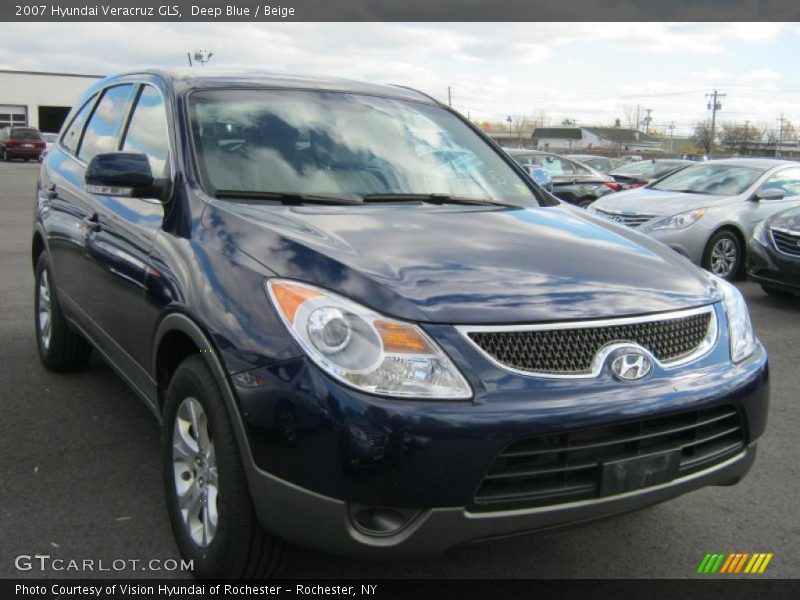 Deep Blue / Beige 2007 Hyundai Veracruz GLS