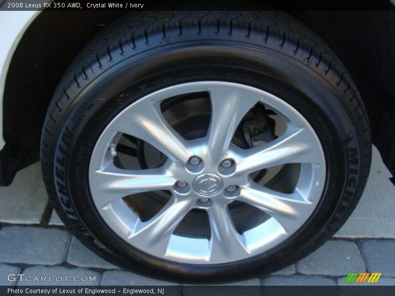 Crystal White / Ivory 2008 Lexus RX 350 AWD