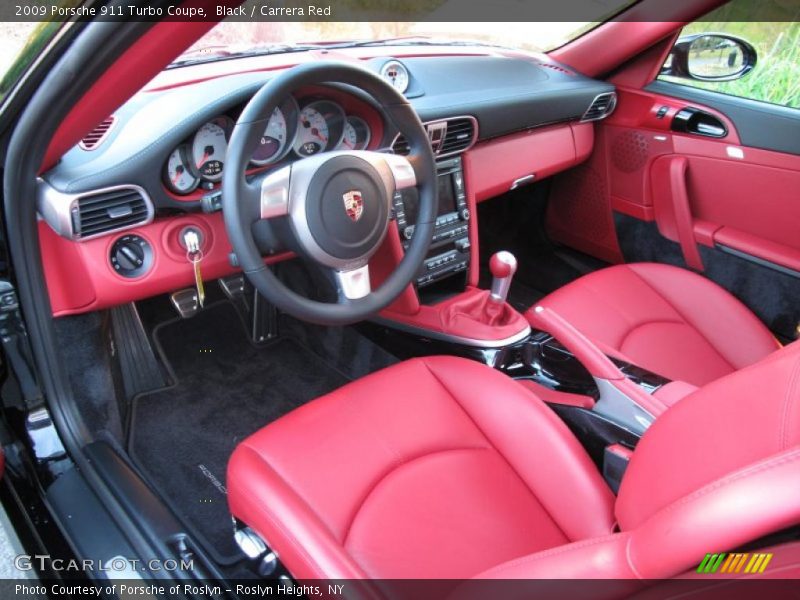  2009 911 Turbo Coupe Carrera Red Interior