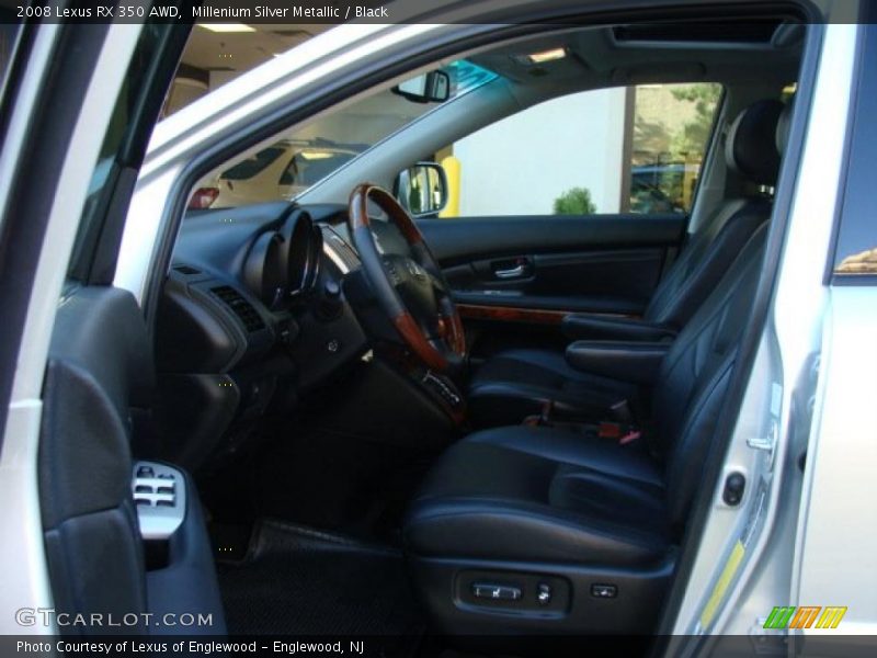Millenium Silver Metallic / Black 2008 Lexus RX 350 AWD