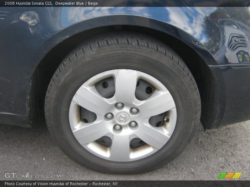 Deepwater Blue / Beige 2008 Hyundai Sonata GLS