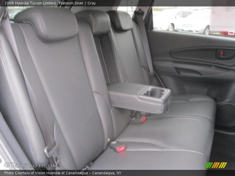  2008 Tucson Limited Gray Interior