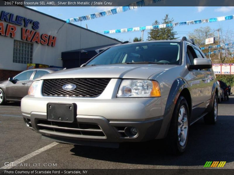 Silver Birch Metallic / Shale Grey 2007 Ford Freestyle SEL AWD