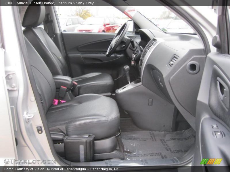  2008 Tucson Limited Gray Interior