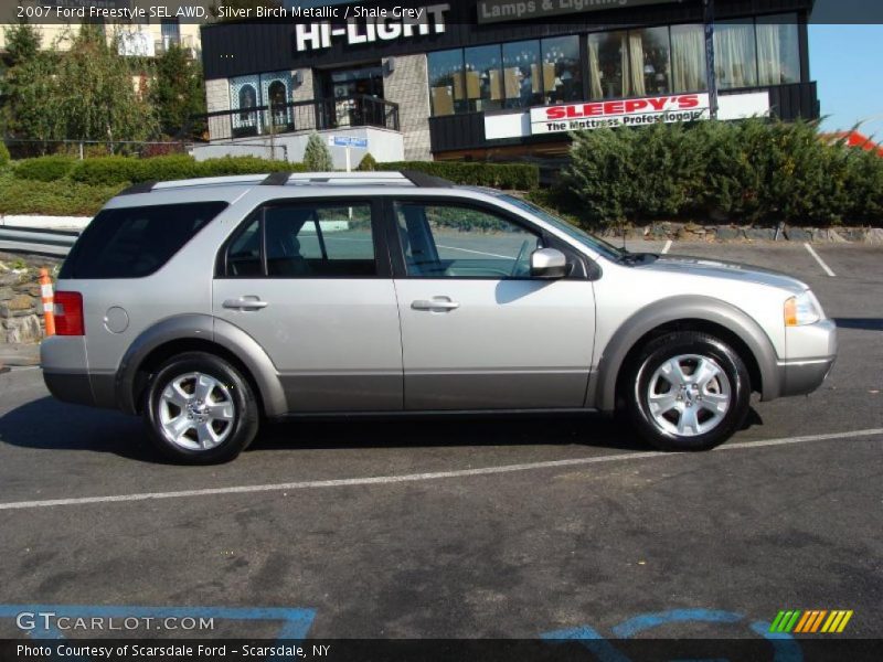 Silver Birch Metallic / Shale Grey 2007 Ford Freestyle SEL AWD