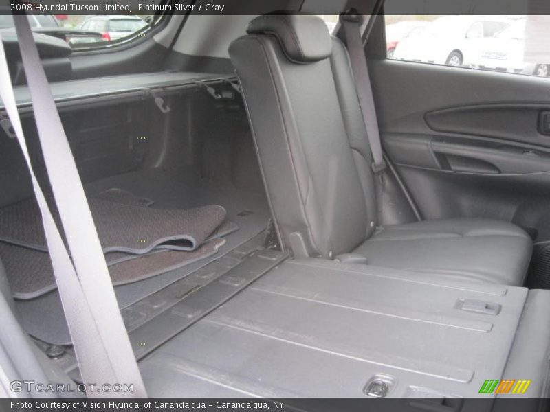 Platinum Silver / Gray 2008 Hyundai Tucson Limited