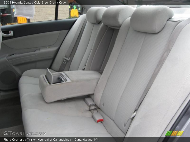 Steel Gray / Gray 2008 Hyundai Sonata GLS