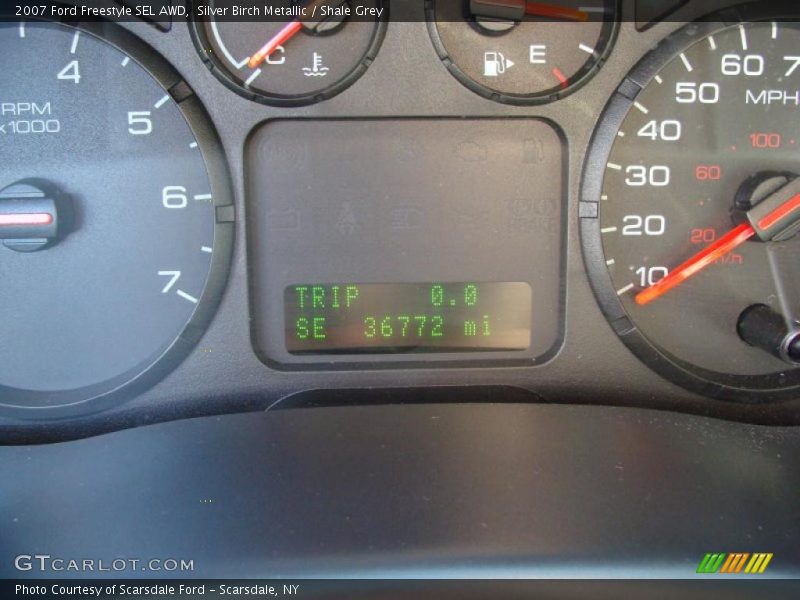 Silver Birch Metallic / Shale Grey 2007 Ford Freestyle SEL AWD