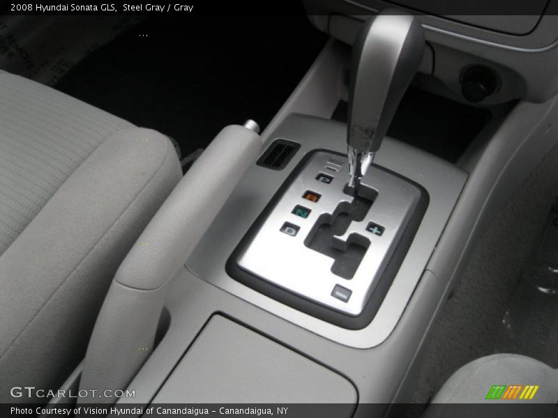 Steel Gray / Gray 2008 Hyundai Sonata GLS