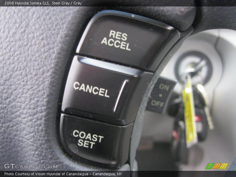 Steel Gray / Gray 2008 Hyundai Sonata GLS
