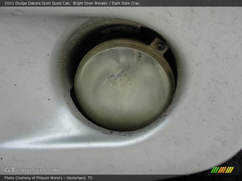 Bright Silver Metallic / Dark Slate Gray 2001 Dodge Dakota Sport Quad Cab