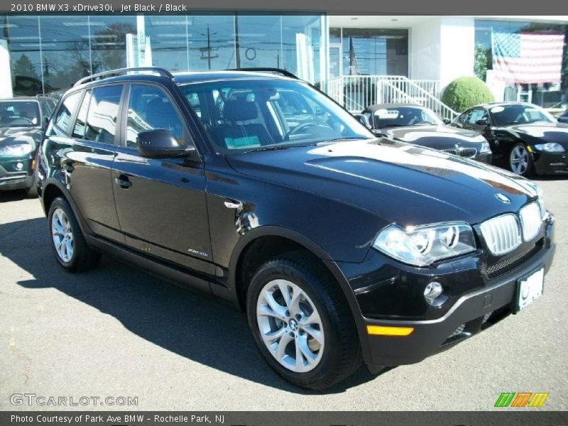 Jet Black / Black 2010 BMW X3 xDrive30i