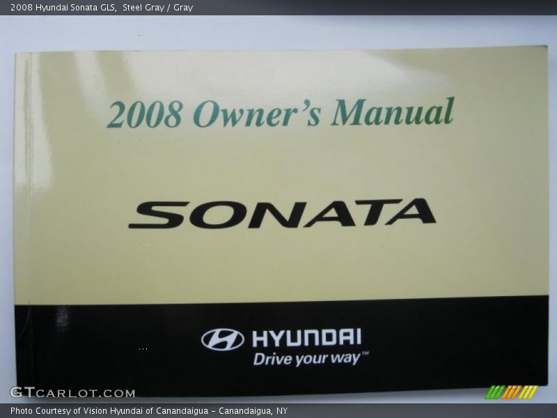 Steel Gray / Gray 2008 Hyundai Sonata GLS