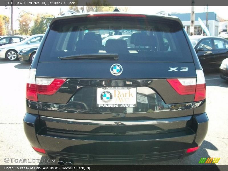 Jet Black / Black 2010 BMW X3 xDrive30i