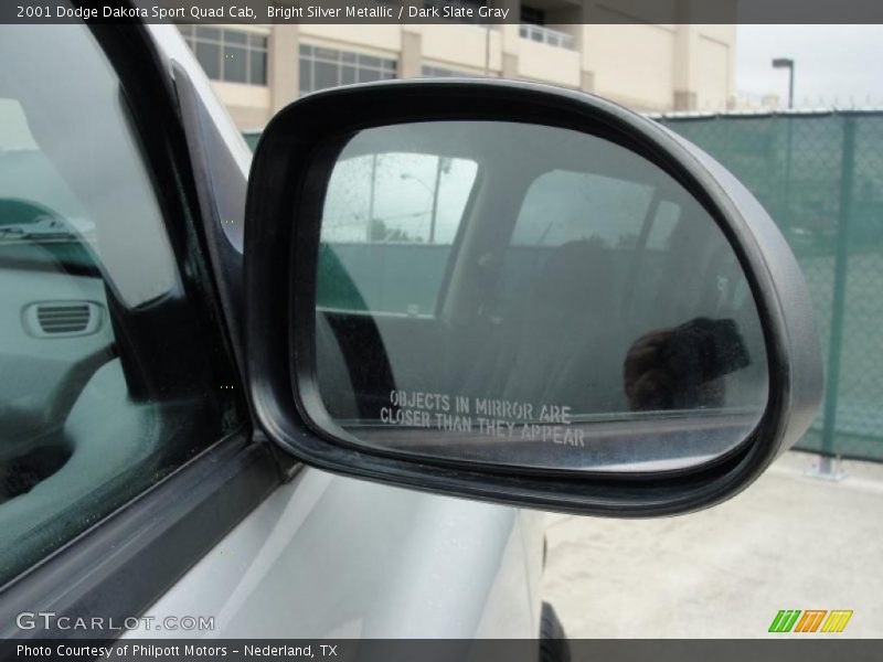 Bright Silver Metallic / Dark Slate Gray 2001 Dodge Dakota Sport Quad Cab