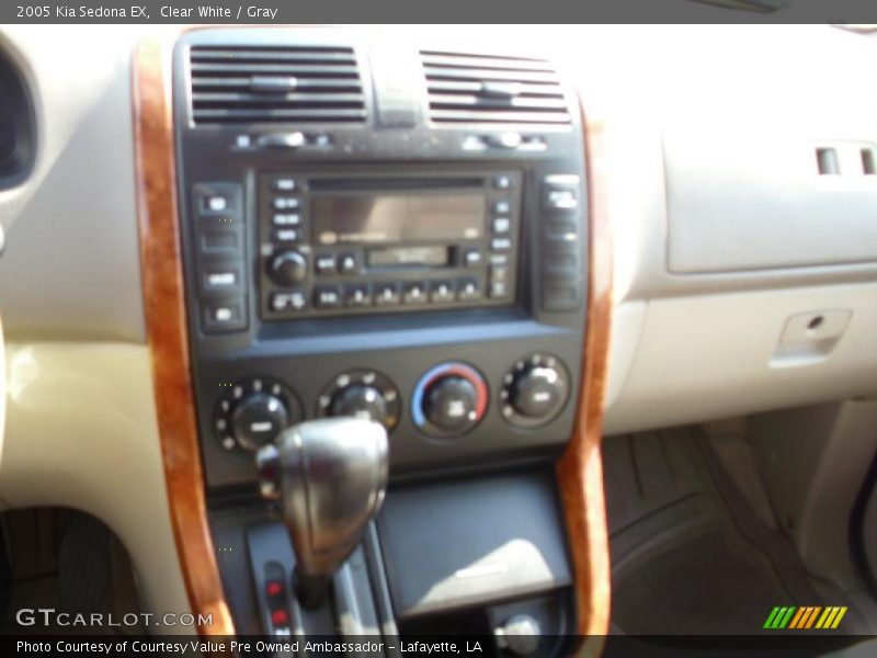 Clear White / Gray 2005 Kia Sedona EX