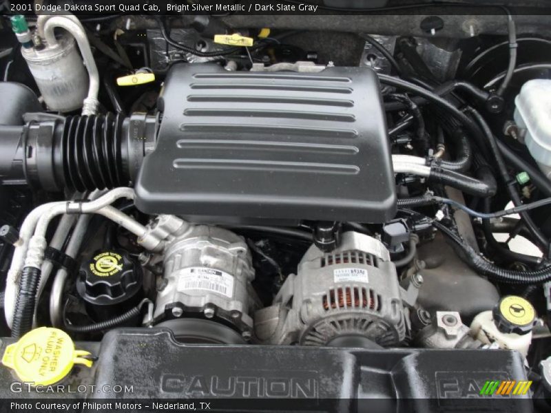  2001 Dakota Sport Quad Cab Engine - 4.7 Liter SOHC 16-Valve PowerTech V8