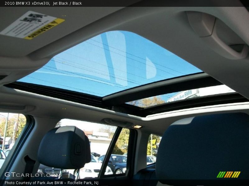 Jet Black / Black 2010 BMW X3 xDrive30i