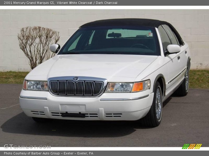 Vibrant White Clearcoat / Dark Charcoal 2001 Mercury Grand Marquis GS