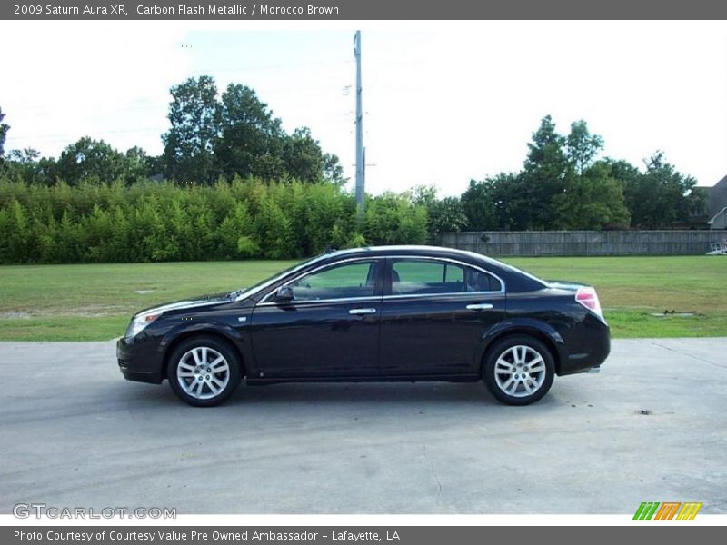 Carbon Flash Metallic / Morocco Brown 2009 Saturn Aura XR