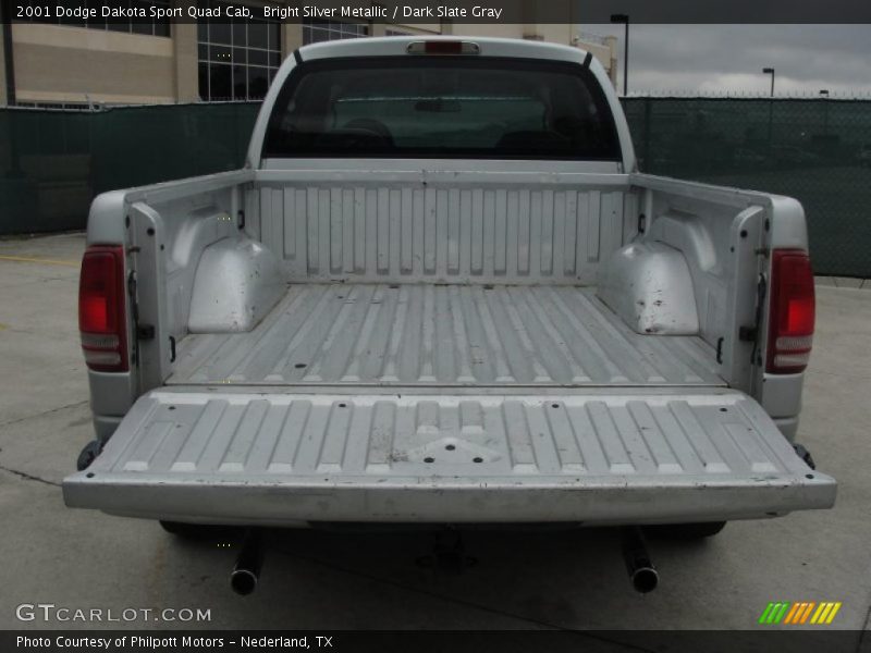 Bright Silver Metallic / Dark Slate Gray 2001 Dodge Dakota Sport Quad Cab