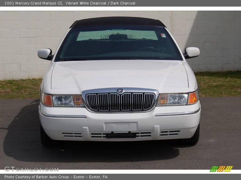 Vibrant White Clearcoat / Dark Charcoal 2001 Mercury Grand Marquis GS