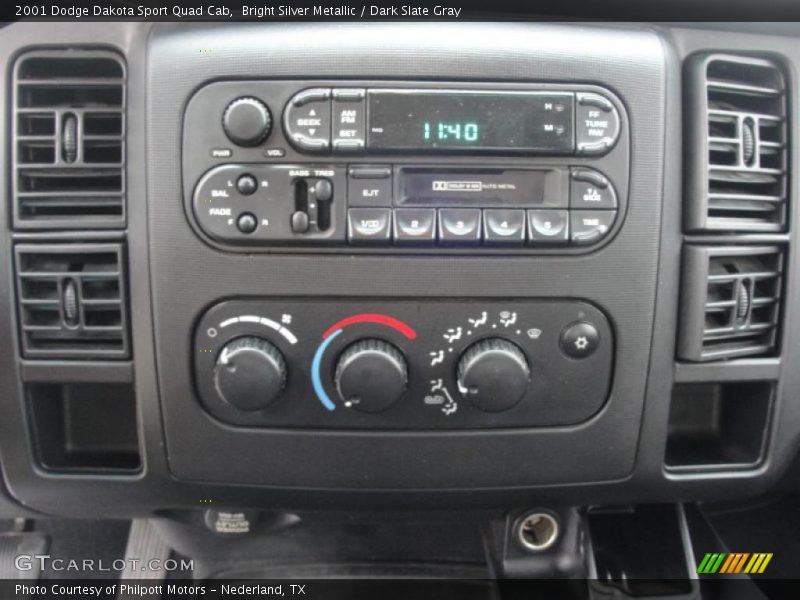 Controls of 2001 Dakota Sport Quad Cab