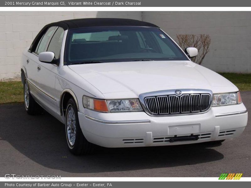 Vibrant White Clearcoat / Dark Charcoal 2001 Mercury Grand Marquis GS