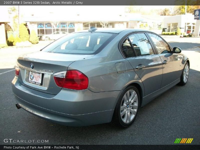 Arctic Metallic / Grey 2007 BMW 3 Series 328i Sedan