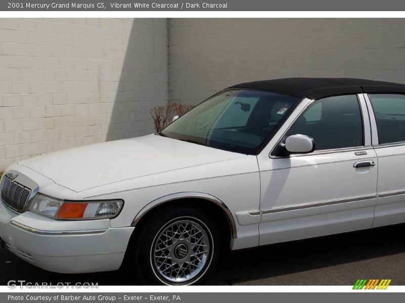 Vibrant White Clearcoat / Dark Charcoal 2001 Mercury Grand Marquis GS