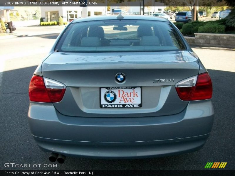 Arctic Metallic / Grey 2007 BMW 3 Series 328i Sedan
