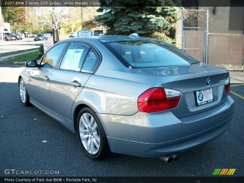 Arctic Metallic / Grey 2007 BMW 3 Series 328i Sedan