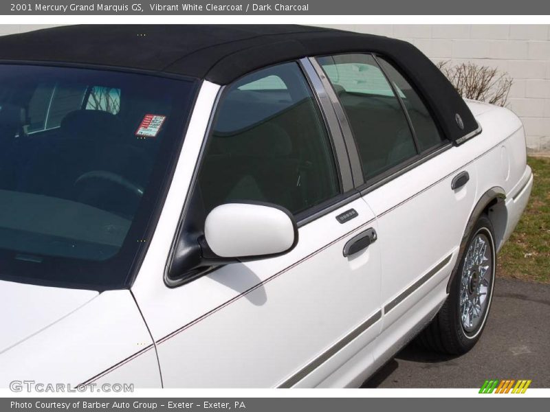 Vibrant White Clearcoat / Dark Charcoal 2001 Mercury Grand Marquis GS