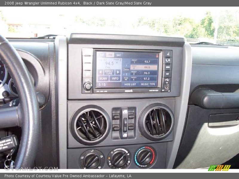 Controls of 2008 Wrangler Unlimited Rubicon 4x4