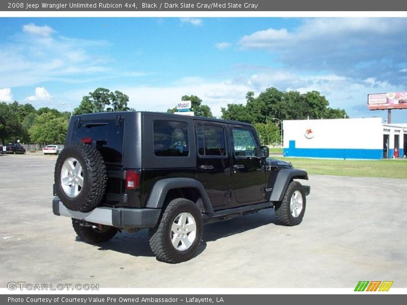 Black / Dark Slate Gray/Med Slate Gray 2008 Jeep Wrangler Unlimited Rubicon 4x4